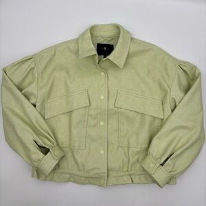 New 7 For All Mankind Vegan Sage Jacket Size Small